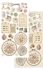 Lot de papiers de découpe Alchemy of art In Lace