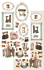 Lot de papiers de découpe Alchemy of art In Lace