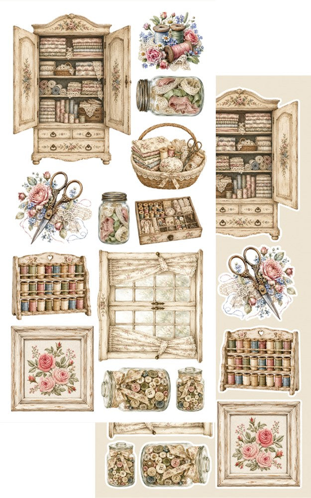 Lot de papiers de découpe Alchemy of art In Lace