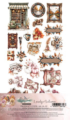 Lot de papiers de découpe Alchemy of art Lovely Autumn