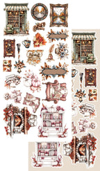 Lot de papiers de découpe Alchemy of art Lovely Autumn