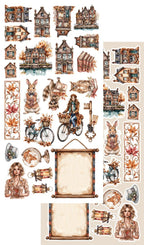 Lot de papiers de découpe Alchemy of art Lovely Autumn
