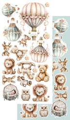 Lot de papiers de découpe Alchemy of art My little baby boy