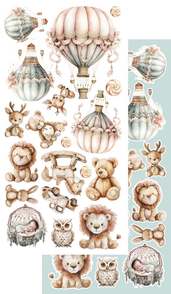 Lot de papiers de découpe Alchemy of art My little baby boy