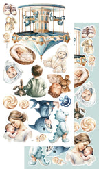 Lot de papiers de découpe Alchemy of art My little baby boy