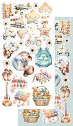 Lot de papiers de découpe Alchemy of art My little baby boy