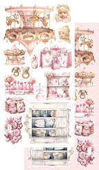 Lot de papiers de découpe Alchemy of art My little baby girl