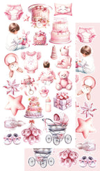 Lot de papiers de découpe Alchemy of art My little baby girl