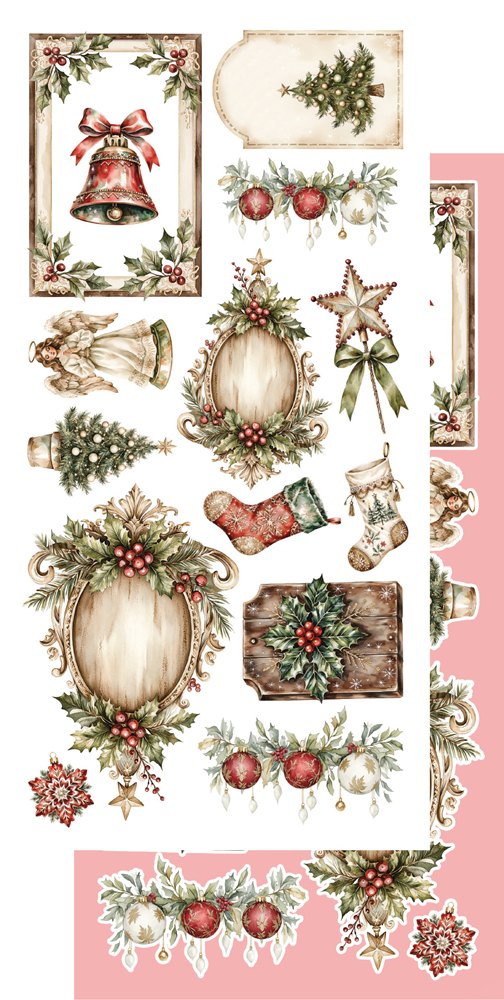 Lot de papiers de découpe Alchemy of art The magic of December