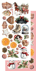 Lot de papiers de découpe Alchemy of art The magic of December