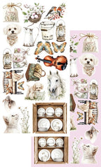 Lot de papiers de découpes Alchemy of Art Memory of Spring