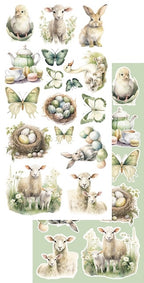Lot de papiers de découpe Alchemy of art Easter
