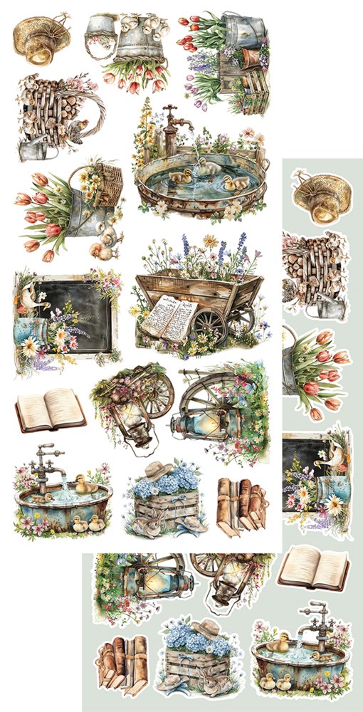 Lot de papiers de découpe Alchemy of art Easter