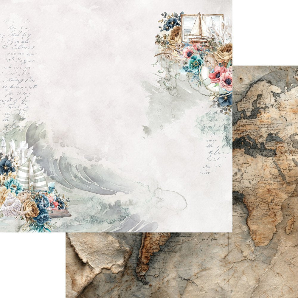 Lot de papiers 20/20 Alchemy of Art collection Ocean blue