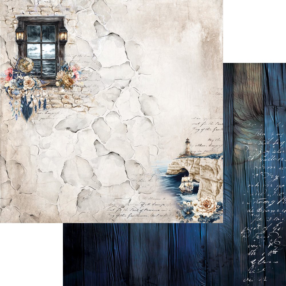 Lot de papiers 20/20 Alchemy of Art collection Ocean blue