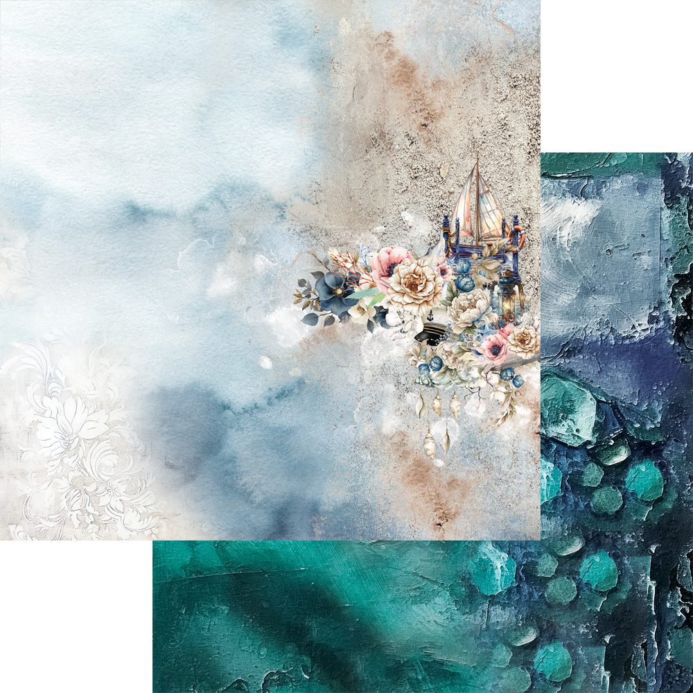 Lot de papiers 20/20 Alchemy of Art collection Ocean blue