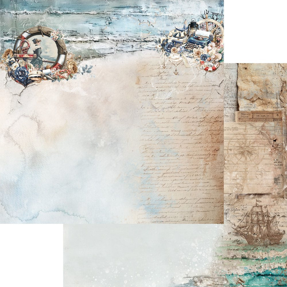 Lot de papiers 20/20 Alchemy of Art collection Ocean blue