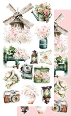 Lot de papiers de découpes Alchemy of art Soul of spring