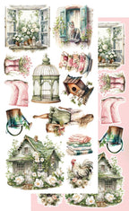 Lot de papiers de découpes Alchemy of art Soul of spring