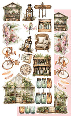 Lot de papiers de découpes Alchemy of art Soul of spring
