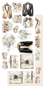 Lot de papiers de découpe Alchemy of art The beginning of our story