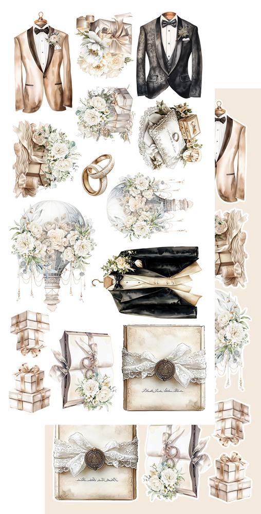 Lot de papiers de découpe Alchemy of art The beginning of our story