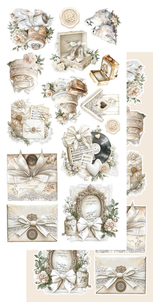 Lot de papiers de découpe Alchemy of art The beginning of our story
