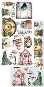Lot de papiers de découpes Alchemy of art World of Fairies