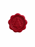 Cachet de cire de Noël moyen motif sapin