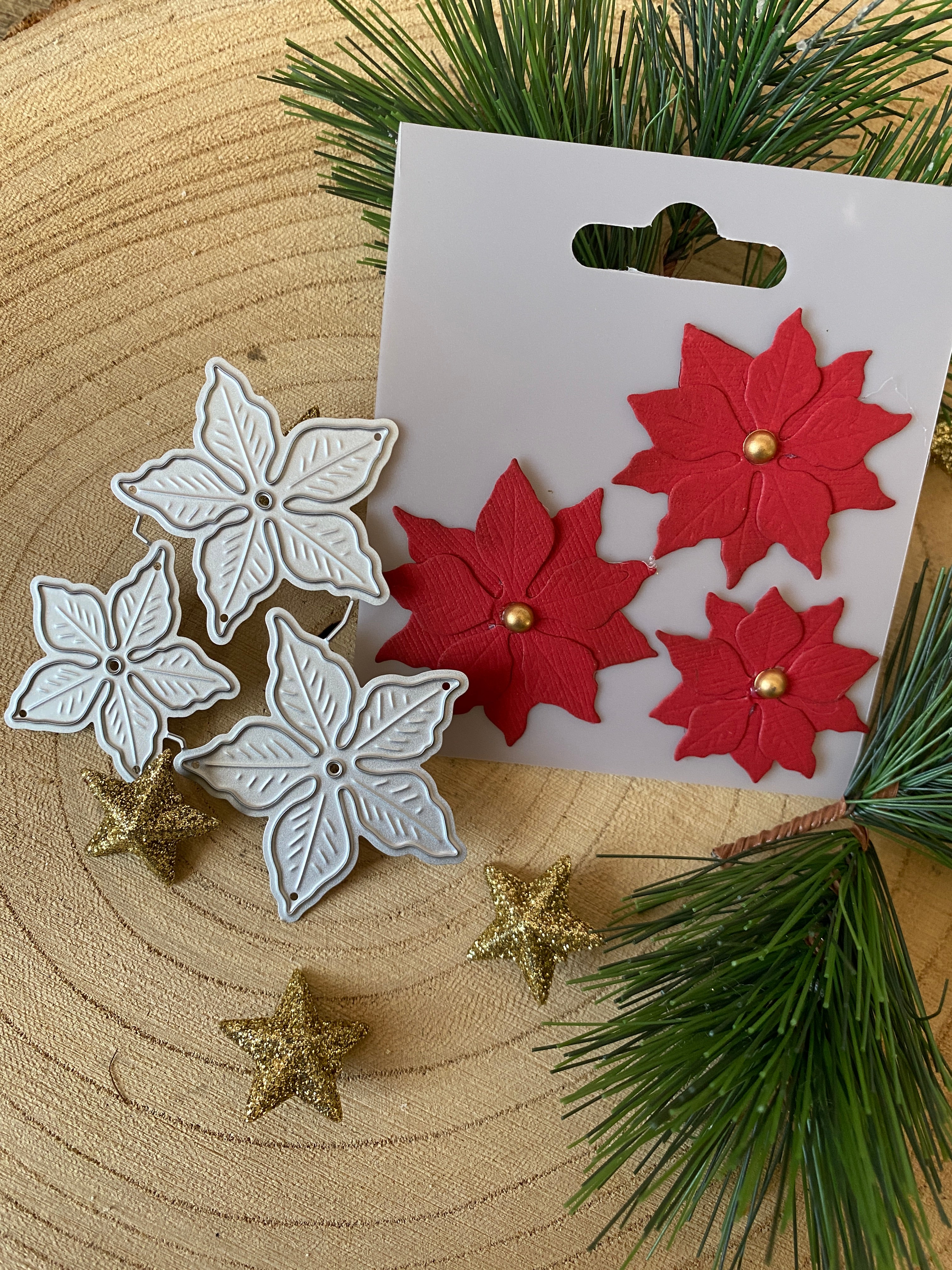 Dies Poinsettias