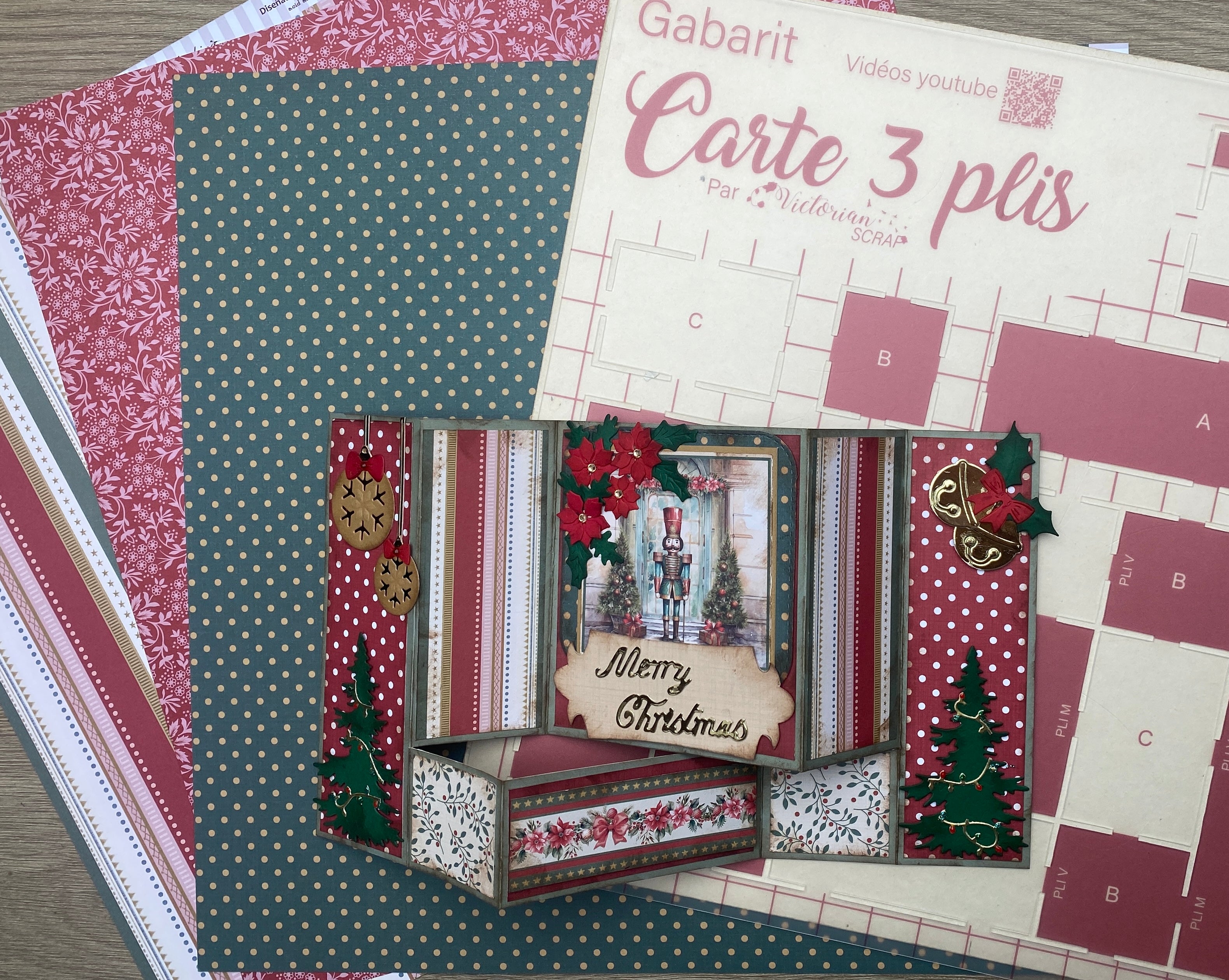 Gabarit Carte 3 Plis