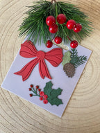 Dies noeud et décors de Noël