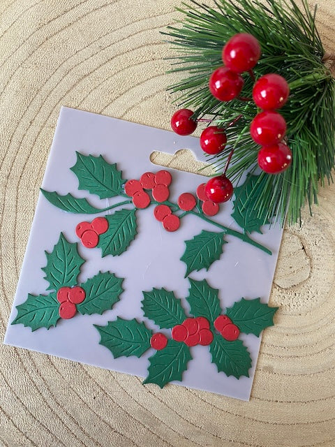 Dies ensemble de branches de Houx