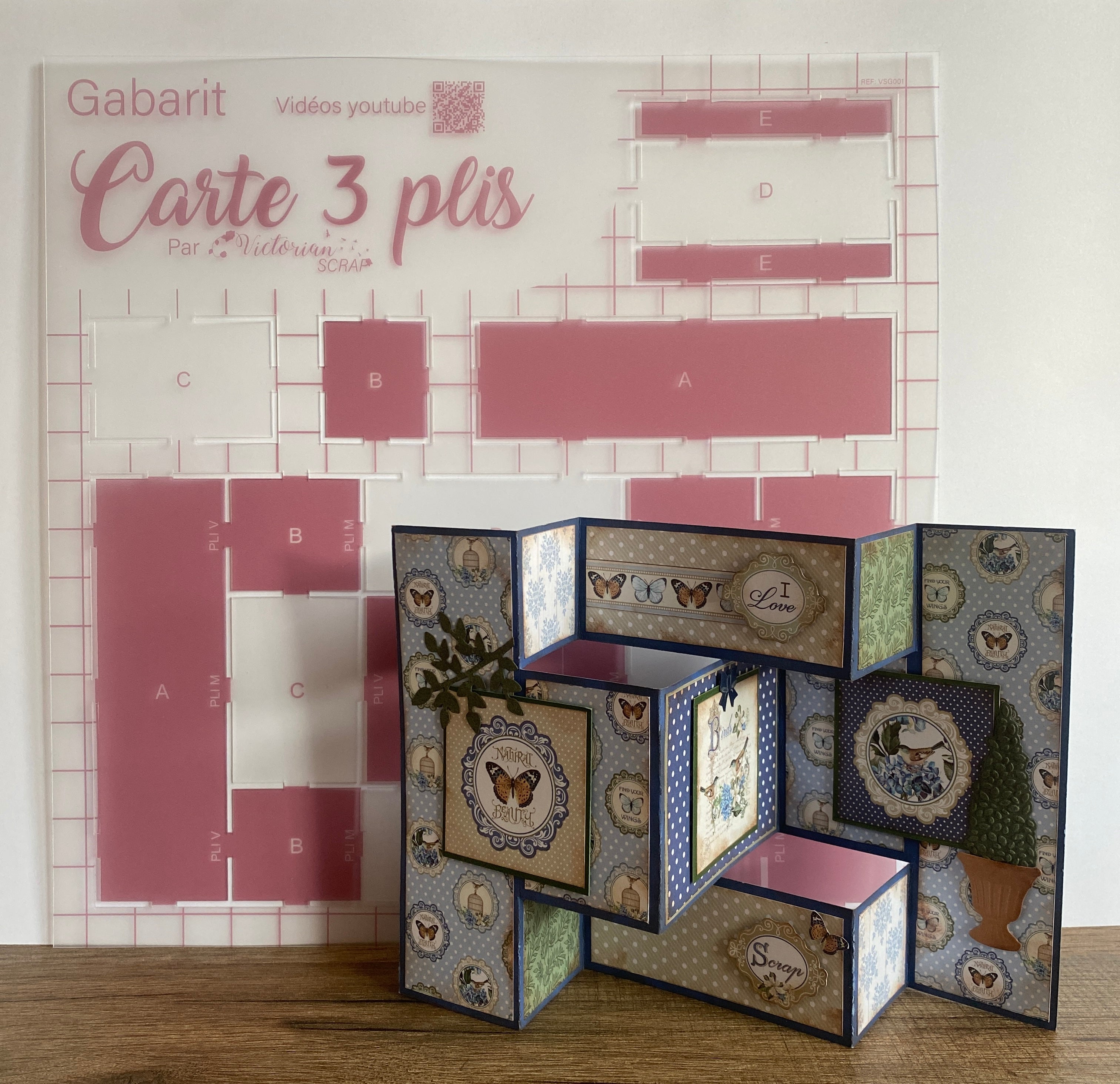 Gabarit Carte 3 Plis