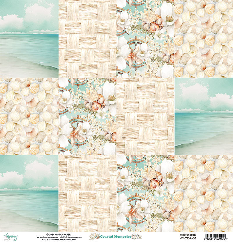 Papier 30/30 collection Coastal Memories de Mintay Papers