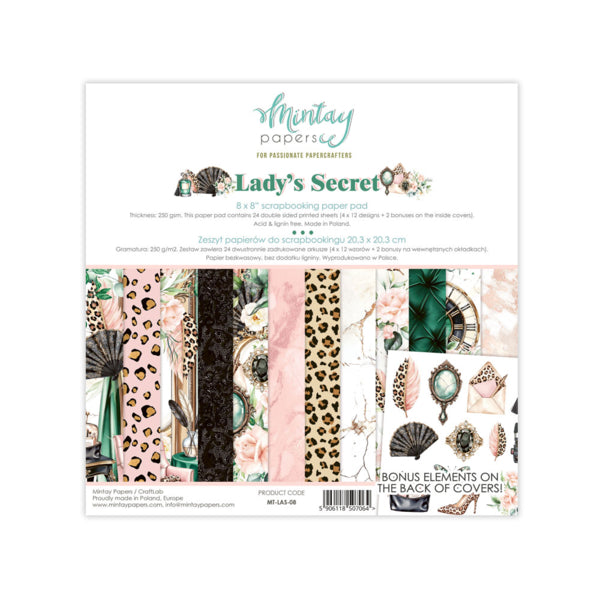 Bloc de papiers 20/20 Mintay Papers Lady's secret