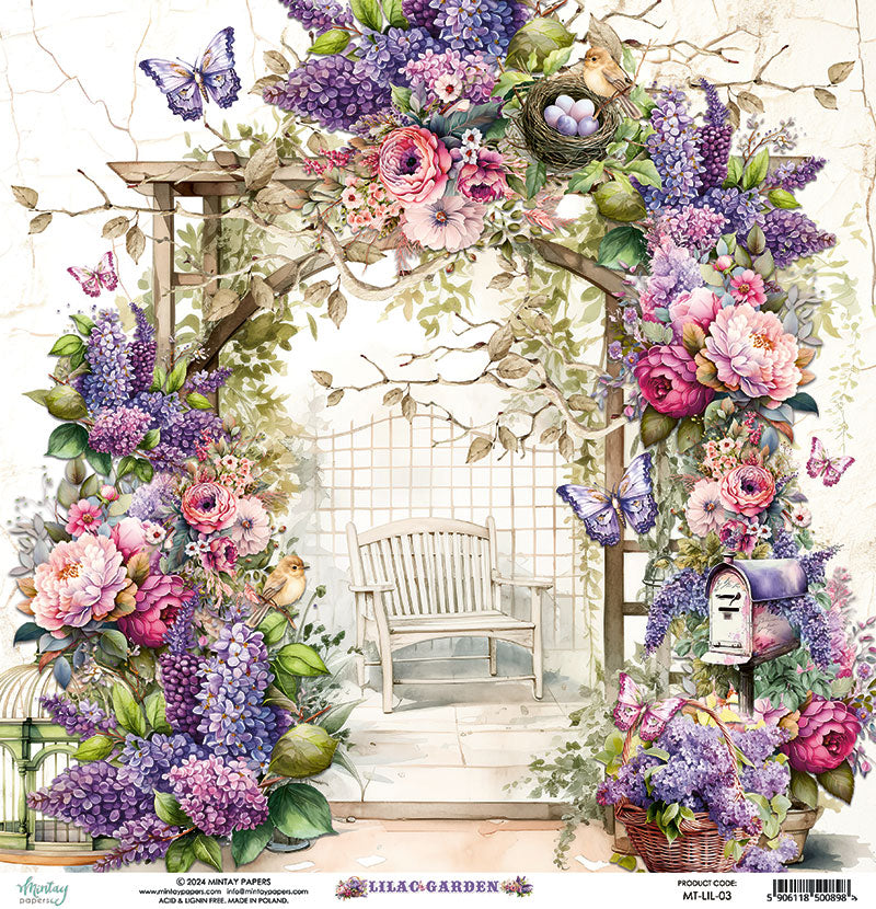 Papier 30/30 collection Lilac Graden de Mintay Papers