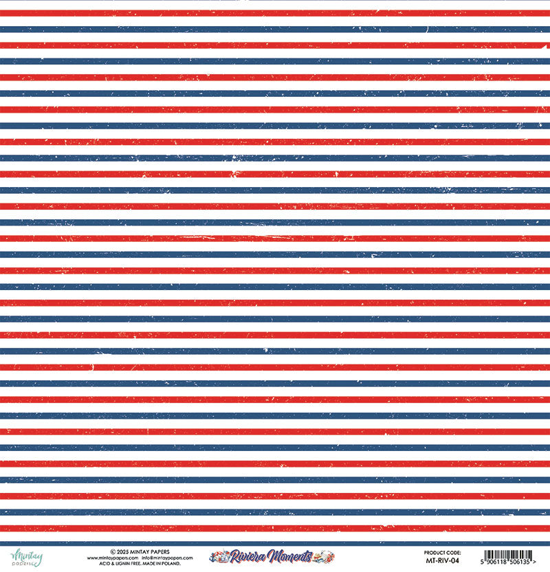 Papier 30/30 collection Riviera Moments de Mintay Papers