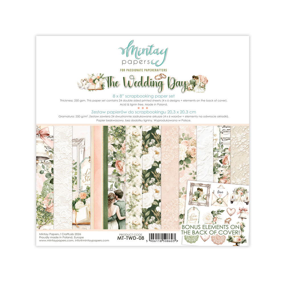 Bloc de papiers 20/20 Mintay Papers The wedding day