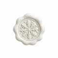 Petit cachet de cire de Noël motif flocon de neige