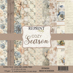 Lot de papiers 20/20 cm Reprint collection Cozy Season