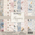 Lot de papiers 20/20 cm Reprint collection Happiness