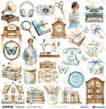Papier 30/30 cm ScrapAndMe collection Lovely Day in blue