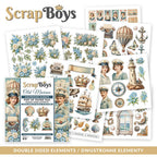 Bloc de découpes ScrapBoys collection Old Marina