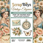 Bloc de découpes ScrapBoys collection Vintage élégance