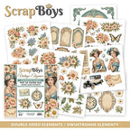 Bloc de découpes ScrapBoys collection Vintage élégance